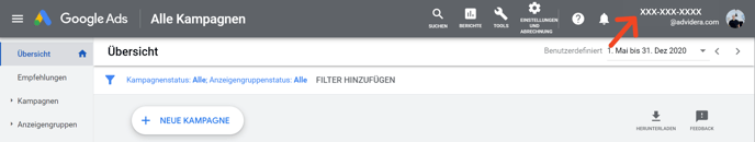 GoogleAds-Kundennummer